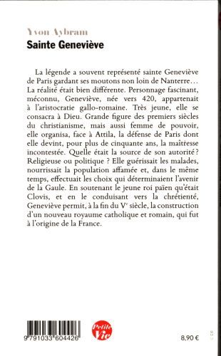Produktbild: Petite vie de sainte Genevi&egrave;ve : 421-502