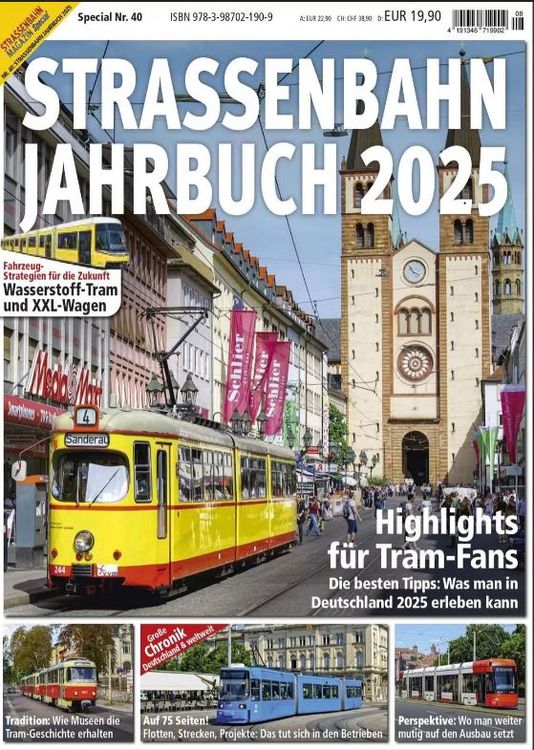 Produktbild: Strassenbahn Magazin Jahrbuch 2025