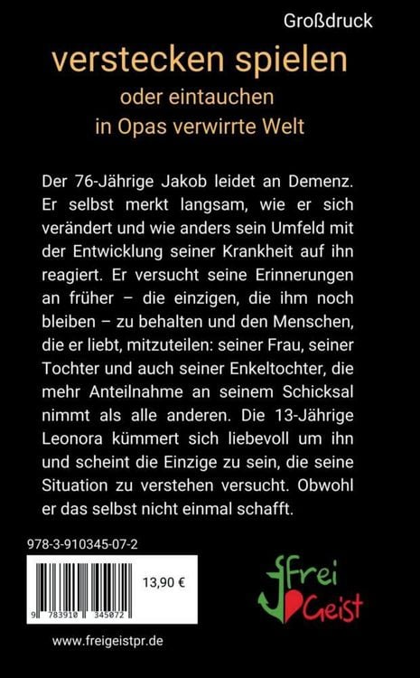 Produktbild: Verstecken spielen oder eintauchen in Opa verwirrte Welt