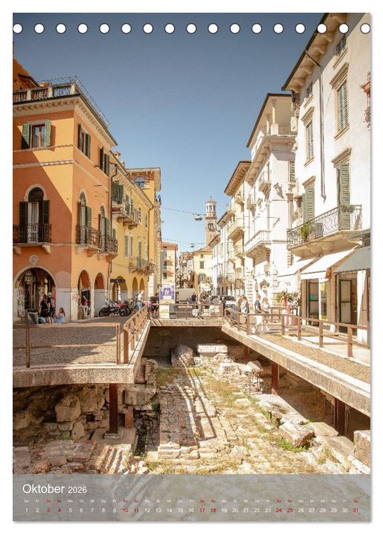 Produktbild: Verona Venetien (Tischkalender 2026 DIN A5 hoch), CALVENDO Monatskalender