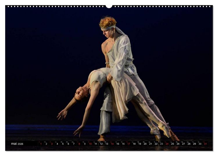 Produktbild: Vaganova, ballet imp&eacute;rial (Calendrier mural 2026 DIN A2 vertical) calendrier de bureau