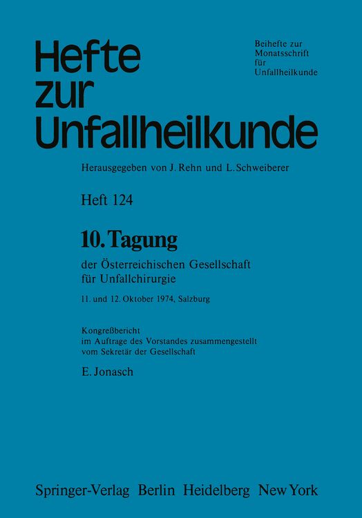 Produktbild: 10. Tagung der &Ouml;sterreichischen Gesellschaft f&uuml;r Unfallchirurgie