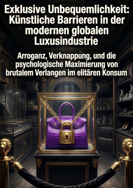 Produktbild: Exklusive Unbequemlichkeit: K&uuml;nstliche Barrieren in der modernen globalen Luxusindustrie