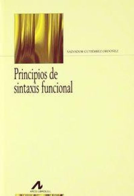 Produktbild: Principios de sintaxis funcional