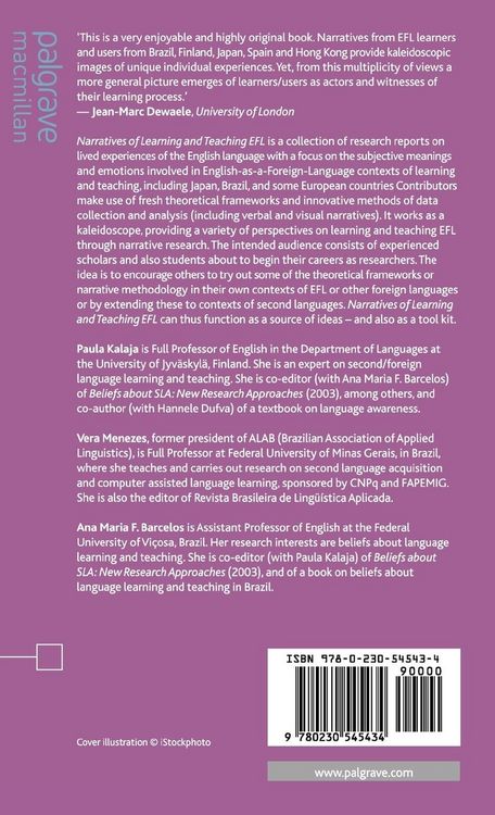 Produktbild: Narratives of Learning and Teaching EFL