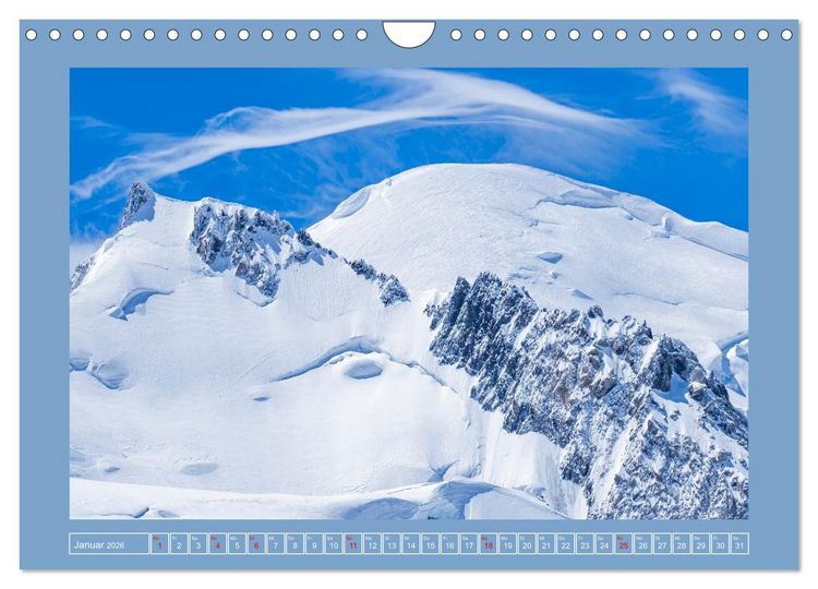 Produktbild: Die H&ouml;chsten der Alpen (Wandkalender 2026 DIN A4 quer), CALVENDO Monatskalender