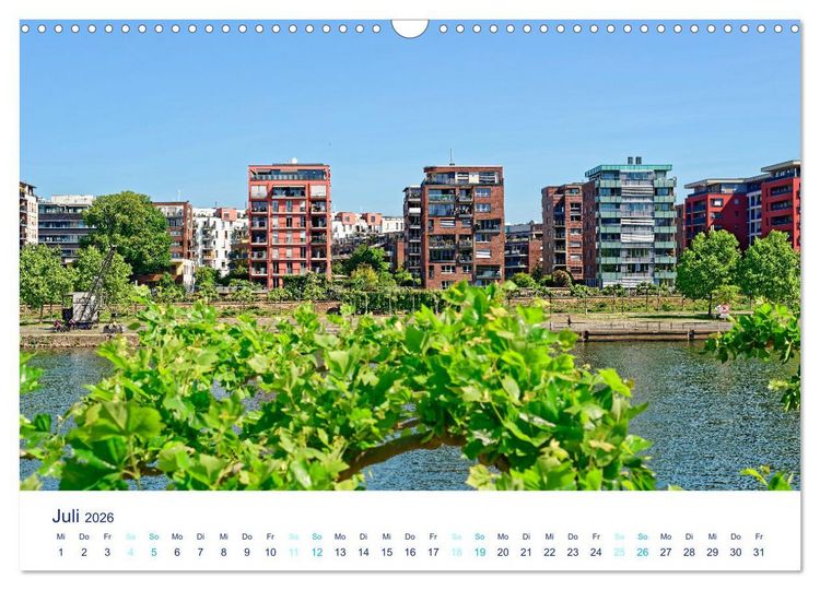 Produktbild: Fabelhaftes Frankfurt am Main (Wandkalender 2026 DIN A3 quer), CALVENDO Monatskalender