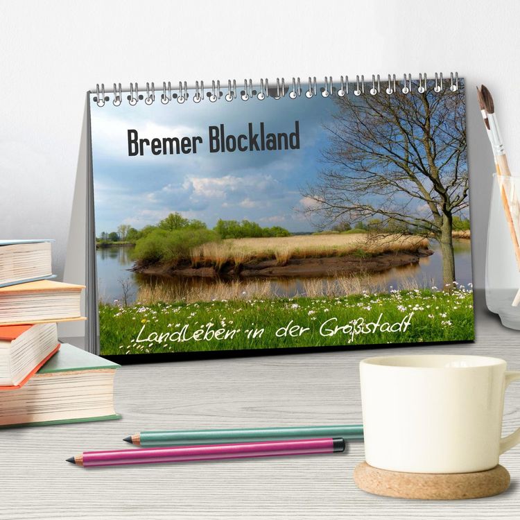 Produktbild: Bremer Blockland - Landleben in der Gro&szlig;stadt (Tischkalender 2026 DIN A5 quer), CALVENDO Monatskalender