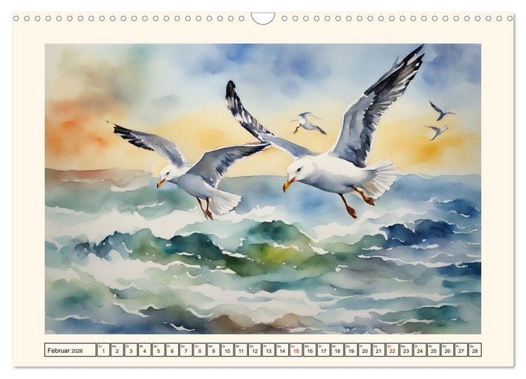 Produktbild: Facetten des Meeres (Wandkalender 2026 DIN A3 quer), CALVENDO Monatskalender