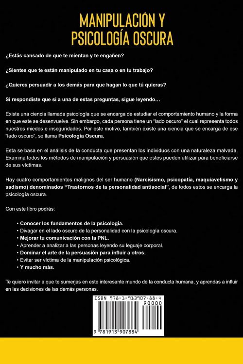 Produktbild: Manipulaci&oacute;n y Psicolog&iacute;a Oscura (Manipulation & Dark Psychology)