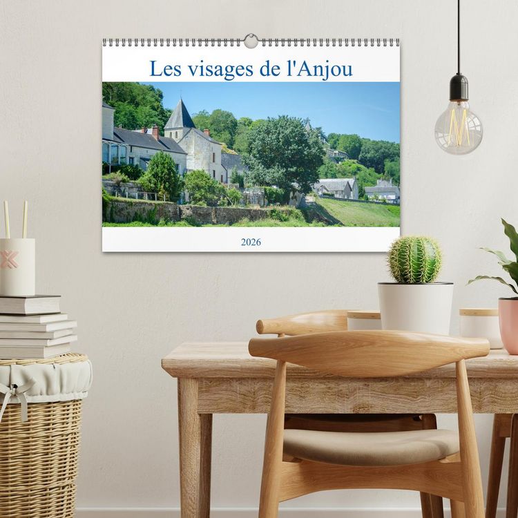 Produktbild: Les visages de l'Anjou (Calendrier mural 2026 DIN A3 vertical), CALVENDO calendrier mensuel