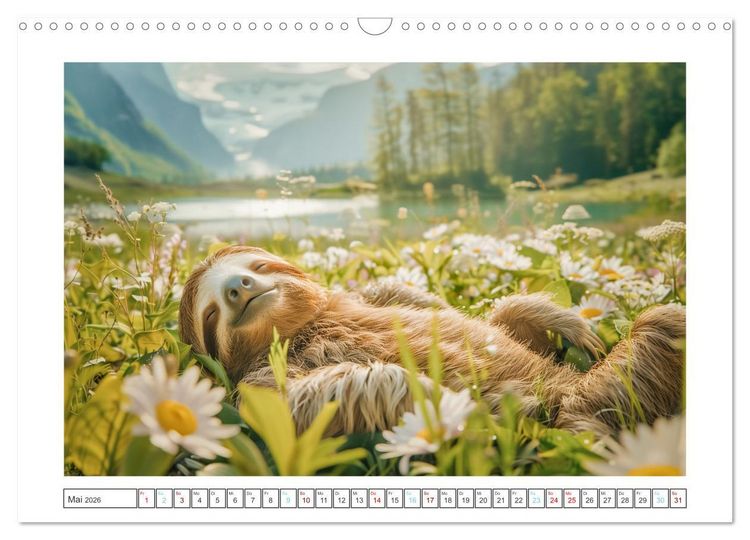 Produktbild: Snoozers Tr&auml;umende Abenteuer (Wandkalender 2026 DIN A3 quer), CALVENDO Monatskalender