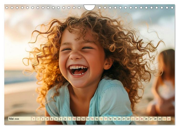 Produktbild: Kinder Lachen (Wandkalender 2026 DIN A4 quer), CALVENDO Monatskalender
