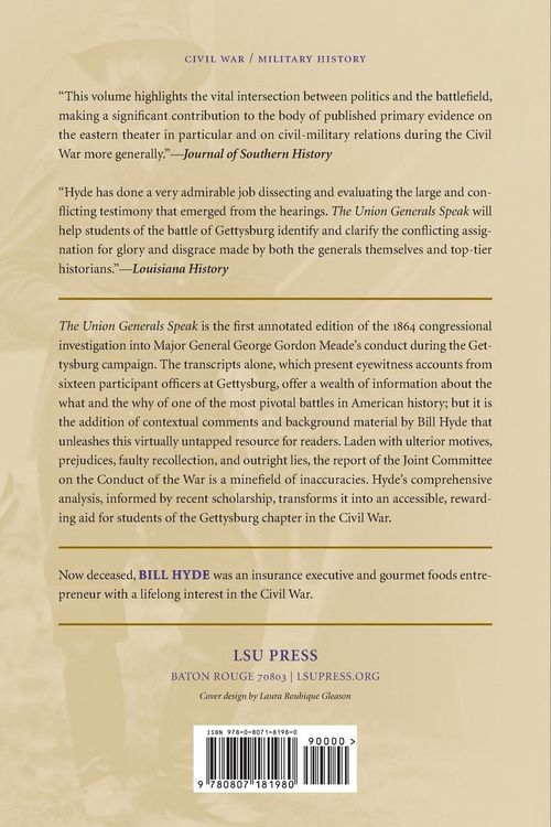 Produktbild: The Union Generals Speak