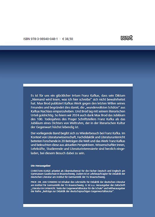 Produktbild: Franz Kafka revisited