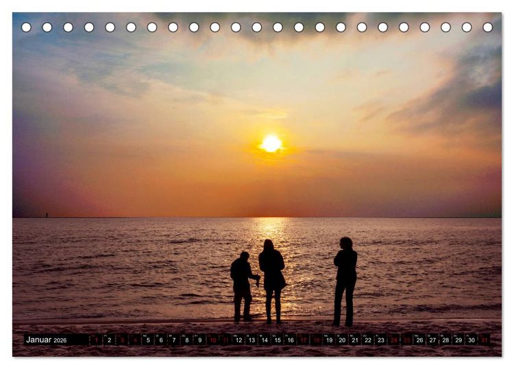 Produktbild: Magisches Sylt (Tischkalender 2026 DIN A5 quer), CALVENDO Monatskalender