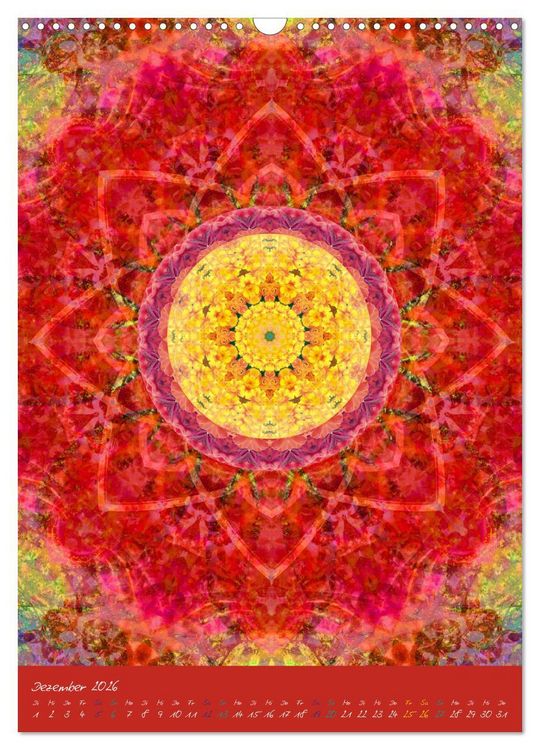 Produktbild: MANDALAS der Natur (Wandkalender 2026 DIN A3 hoch), CALVENDO Monatskalender