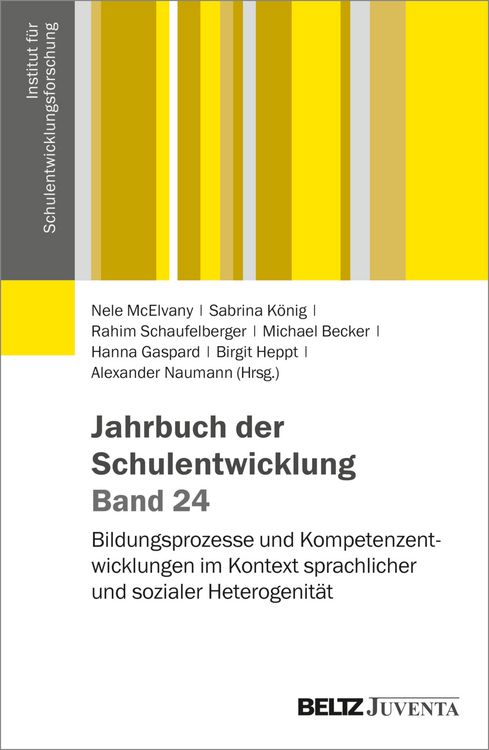 Produktbild: Jahrbuch der Schulentwicklung. Band 24