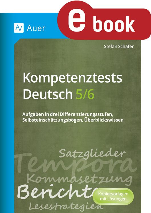 Produktbild: Kompetenztests Deutsch 5-6