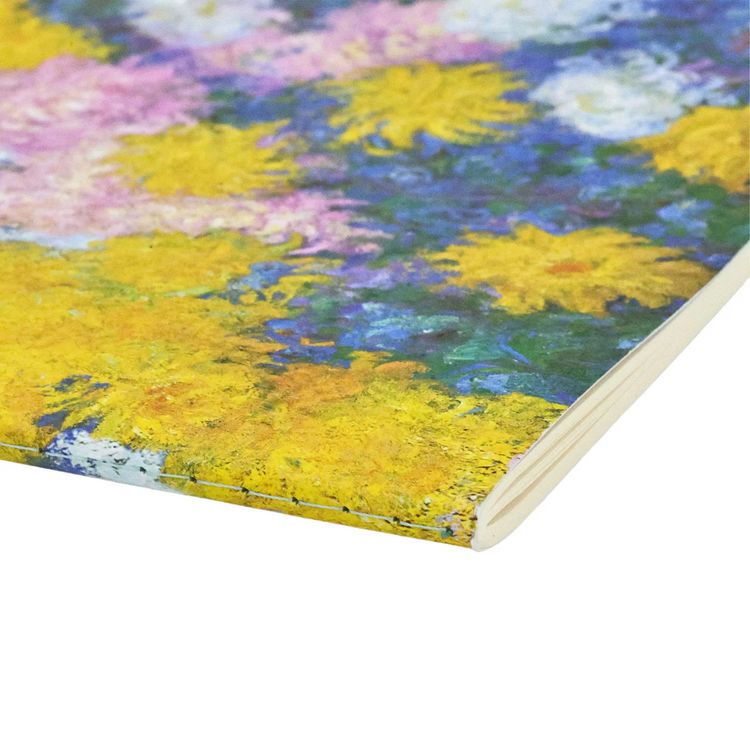 Produktbild: Notizheft, Monets Chrysanthemen, A4, Liniert