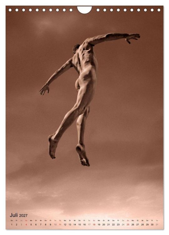 Produktbild: JUMP! ATHLETISCHE M&Auml;NNERAKTE (Wandkalender 2027 DIN A4 hoch), CALVENDO Monatskalender