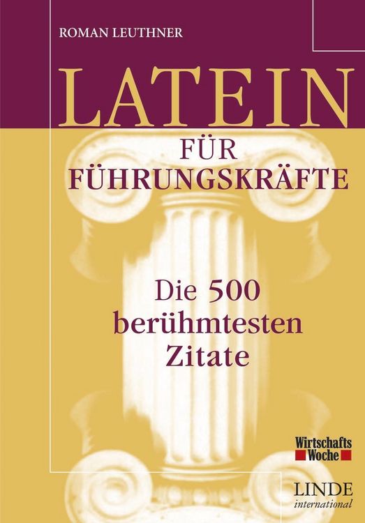 Produktbild: Latein für Führungskräfte