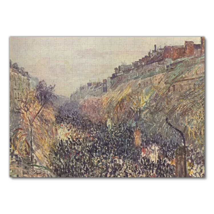 Produktbild: Lais Puzzle Camille Pissarro - Faschingsdienstag auf dem Boulevard Montmartre bei Sonnenuntergang 500 Teile