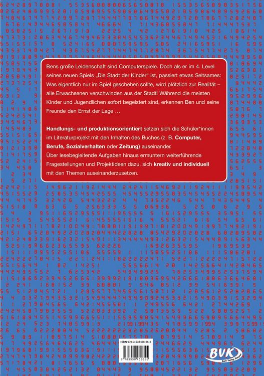 Produktbild: Literaturprojekt zu Level 4 &ndash; die Stadt der Kinder
