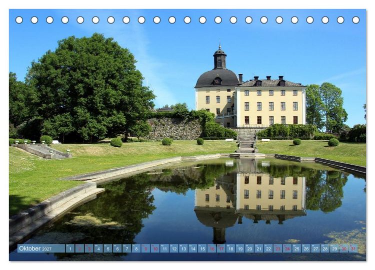 Produktbild: Verzaubertes Schweden (Tischkalender 2027 DIN A5 quer), CALVENDO Monatskalender