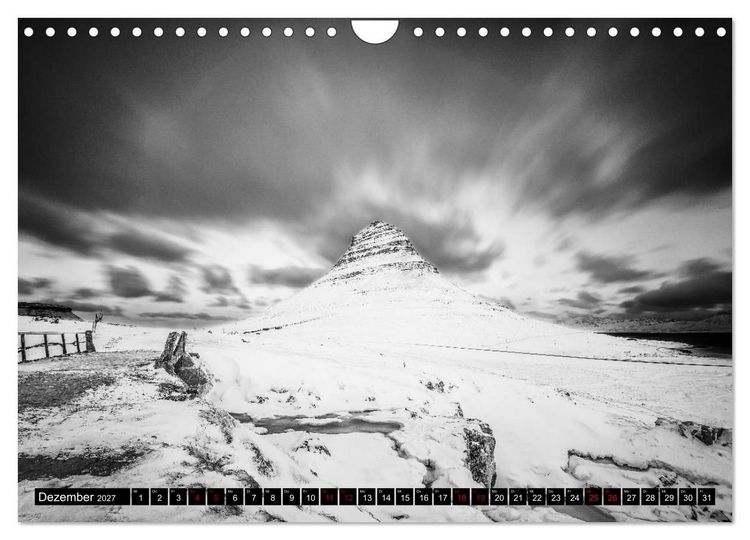 Produktbild: Dramatik in SW (Wandkalender 2027 DIN A4 quer), CALVENDO Monatskalender