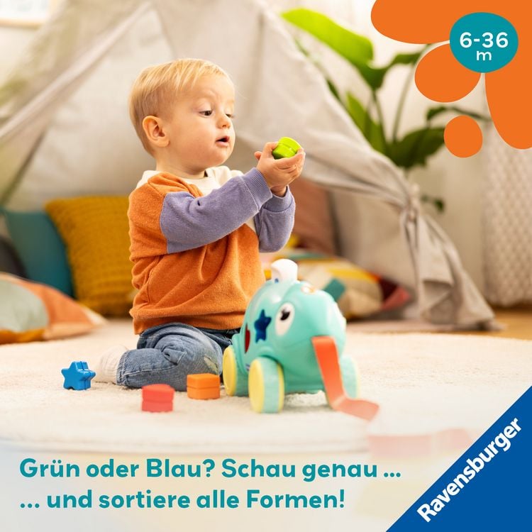 Produktbild: Play+ Musikalisches Farben & Formen Cham&auml;leon - ab 12 Monate