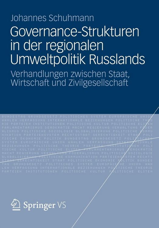 Produktbild: Governance-Strukturen in der regionalen Umweltpolitik Russlands