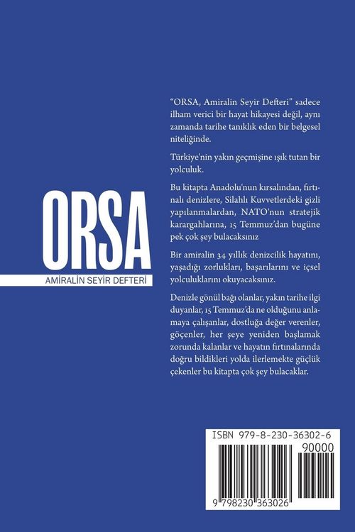 Produktbild: ORSA - Amiralin Seyir Defteri