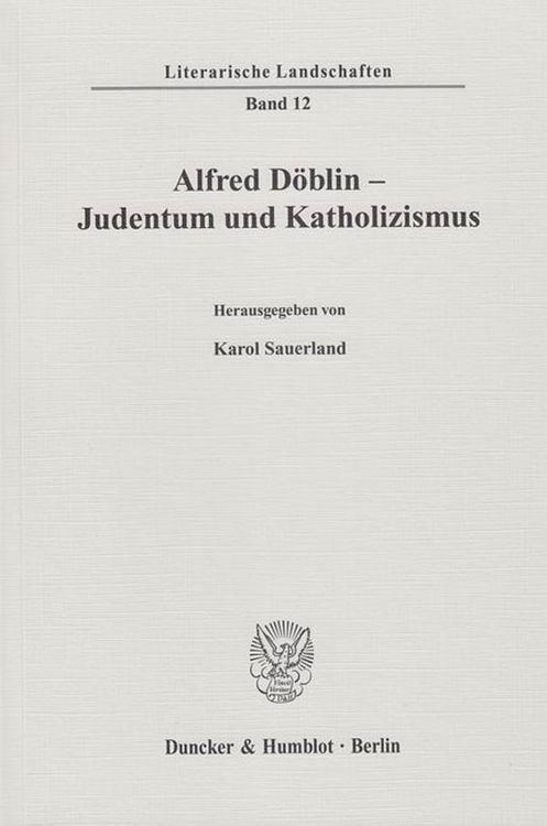 Produktbild: Alfred D&ouml;blin - Judentum und Katholizismus.