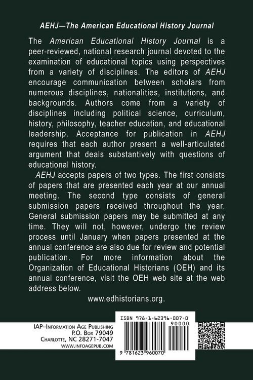 Produktbild: American Educational History Journal Volume 39, Numbers 1&2