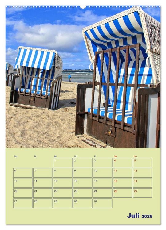 Produktbild: Sehnsuchtsort Ostseebad Boltenhagen (Wandkalender 2026 DIN A2 hoch), CALVENDO Monatskalender