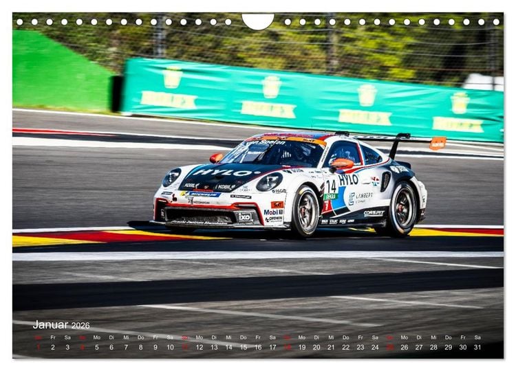 Produktbild: Motorsportkunst aus Weissach (Wandkalender 2026 DIN A4 quer), CALVENDO Monatskalender