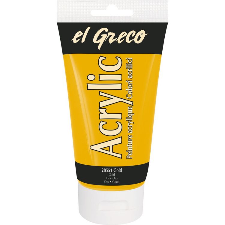 Produktbild: KREUL Acrylfarbe eL Greco gold 150ml Tube