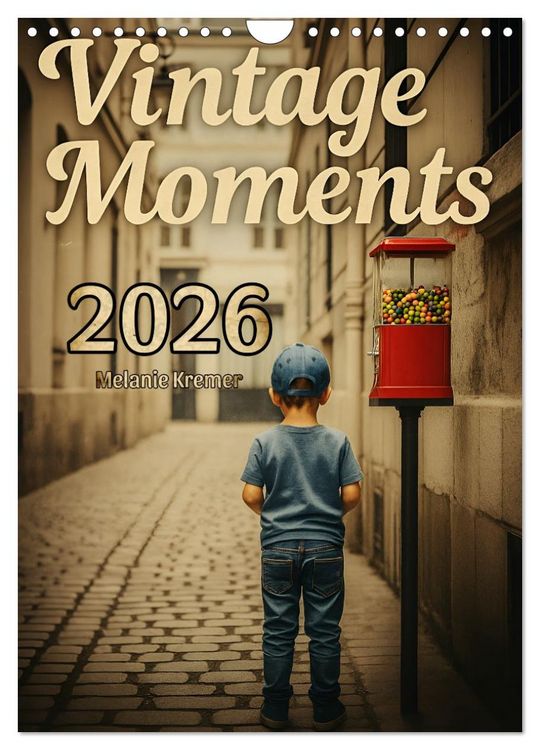 Produktbild: Vintage Moments - Klassiker f&uuml;r jeden Monat (Wandkalender 2026 DIN A4 hoch), CALVENDO Monatskalender