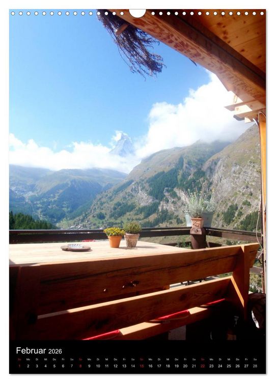 Produktbild: Zermatt (Wandkalender 2026 DIN A3 hoch), CALVENDO Monatskalender
