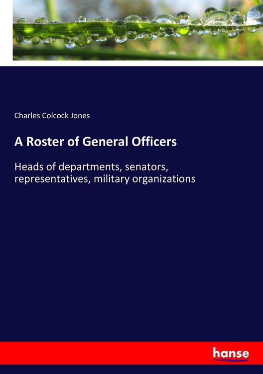 Produktbild: A Roster of General Officers