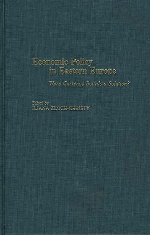 Produktbild: Economic Policy in Eastern Europe