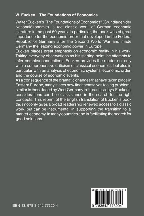 Produktbild: The Foundations of Economics
