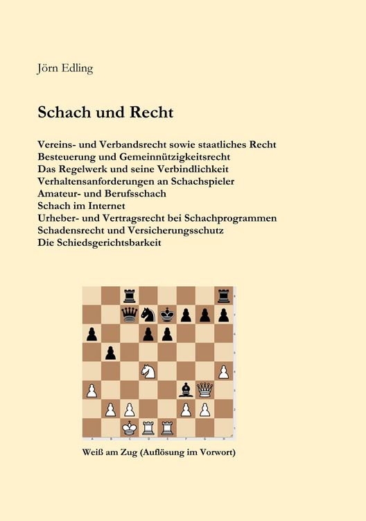 Produktbild: Schach und Recht