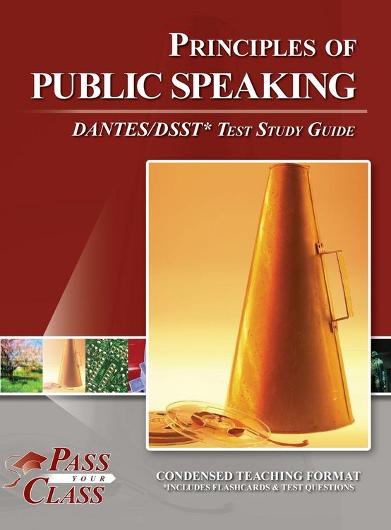 Produktbild: Principles of Public Speaking DANTES / DSST Test Study Guide