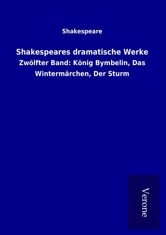 Produktbild: Shakespeares dramatische Werke