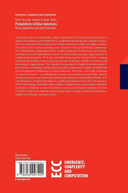 Produktbild: Probabilistic Cellular Automata