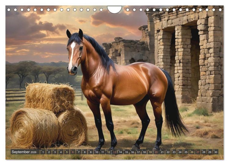 Produktbild: Sch&ouml;ne wilde Mustangs (Wandkalender 2026 DIN A4 quer), CALVENDO Monatskalender