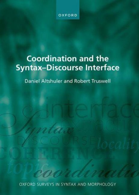 Produktbild: Coordination and the Syntax - Discourse Interface