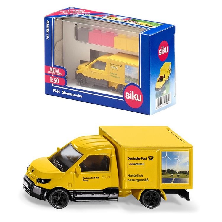 Siku 1702 DHL Cargo Vliegtuig met accessories
